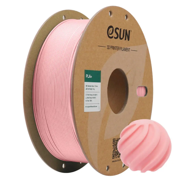 eSUN PLA+ Filament (Soft Pink)